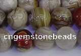 CAG9115 15.5 inches 14mm round Mexican crazy lace agate beads