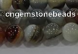 CAG9150 15.5 inches 10mm round line agate beads wholesale