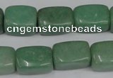 CAJ311 15.5 inches 13*18mm nugget green aventurine jade beads