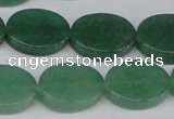 CAJ681 15.5 inches 15*20mm oval green aventurine beads