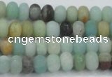 CAM1131 15.5 inches 5*8mm rondelle matte amazonite beads wholesale