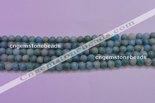 CAM1252 15.5 inches 8mm round natural Russian amazonite beads
