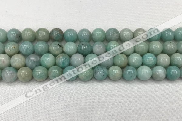 CAM1682 15.5 inches 8mm round natural amazonite beads wholesale