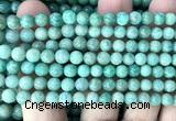 CAM1802 15 inches 6mm round amazonite gemstone beads wholesale