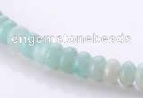 CAM31 4*6mm rondelle natural amazonite gemstone beads Wholesale