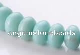 CAM35 natural amazonite 8*12mm rondelle gemstone beads Wholesale