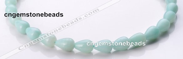 CAM68 teardrop natural amazonite 10*14mm beads Wholesale