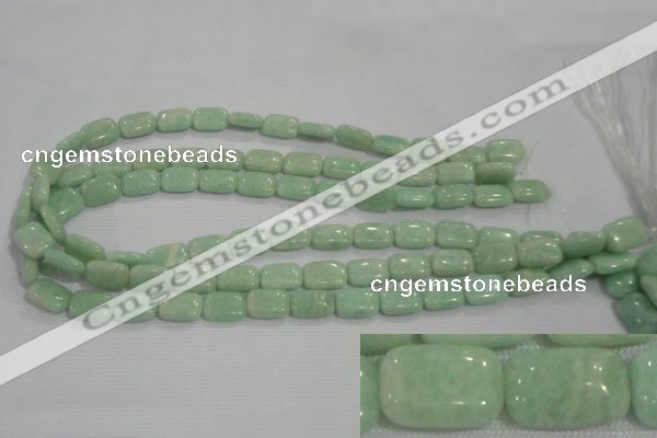 CAM852 15.5 inches 10*14mm rectangle natural Russian amazonite beads