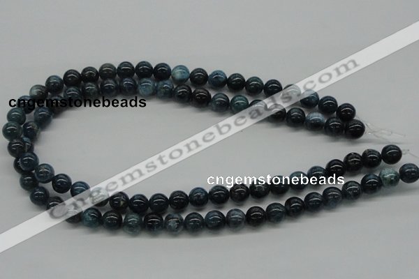 CAP54 15.5 inches 10mm round dyed apatite gemstone beads wholesale