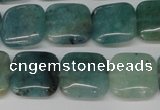 CAQ637 15.5 inches 12*12mm square aquamarine gemstone beads