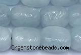 CAQ942 15 inches 9*10mm – 10*12mm nuggets aquamarine beads