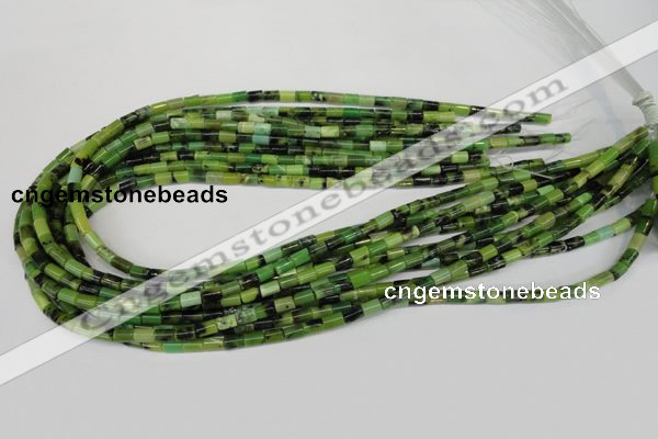 CAU45 15.5 inches 4*6mm tube Australia chrysoprase beads wholesale