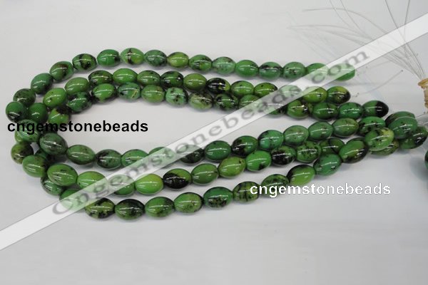 CAU48 15.5 inches 10*14mm rice Australia chrysoprase beads wholesale