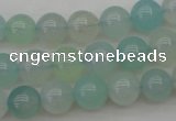 CBC203 15.5 inches 10mm round ocean blue chalcedony beads