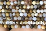 CBC801 15.5 inches 6mm round natural polka dot chalcedony beads