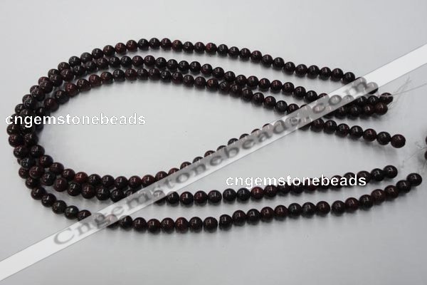 CBD151 15.5 inches 6mm round Chinese brecciated jasper beads