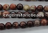 CBD61 15.5 inches 8mm round brecciated jasper gemstone beads