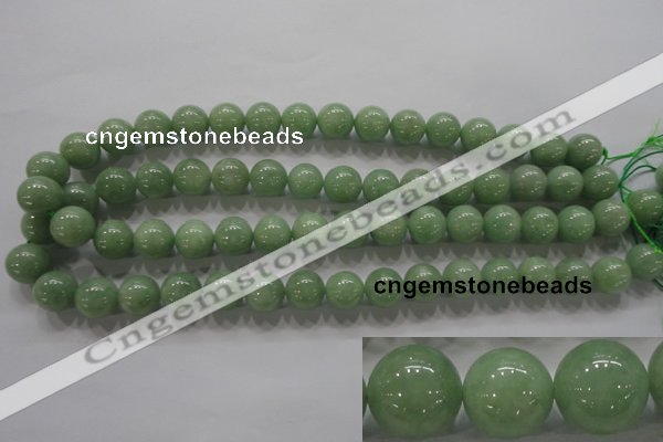 CBJ329 15.5 inches 12mm round AA grade natural jade beads