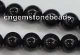 CBJ554 15.5 inches 10mm round Russian black jade beads wholesale