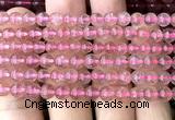 CBQ781 15 inches 6mm round strawberry quartz beads wholesale