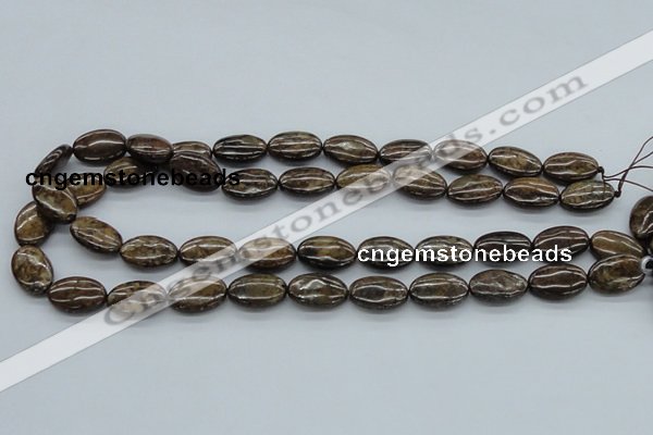CBZ06 15.5 inches 12*18mm oval bronzite gemstone beads wholesale