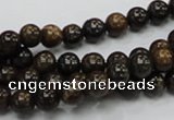 CBZ101 15.5 inches 6mm round bronzite gemstone beads