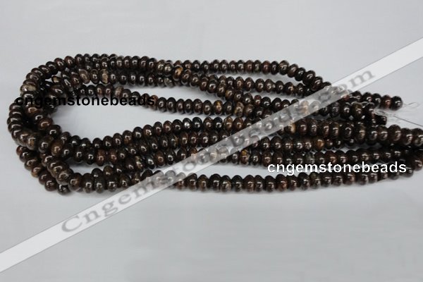 CBZ202 15.5 inches 5*8mm rondelle bronzite gemstone beads