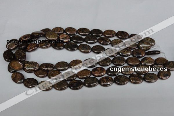 CBZ219 15.5 inches 13*18mm oval bronzite gemstone beads