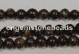 CBZ252 15.5 inches 3mm round bronzite gemstone beads wholesale