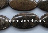 CBZ311 15.5 inches 19*34mm oval bronzite gemstone beads wholesale