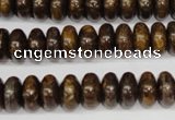CBZ401 15.5 inches 6*10mm rondelle bronzite gemstone beads