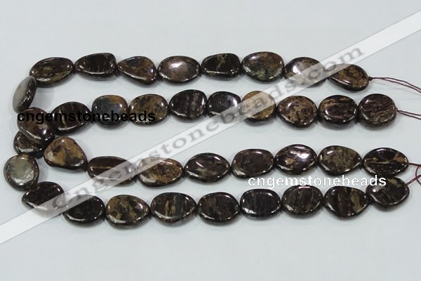 CBZ60 15.5 inches 18*25mm freeform bronzite gemstone beads