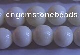 CCB303 15.5 inches 9mm round white coral beads wholesale