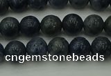 CCB451 15.5 inches 6mm round blue coral beads wholesale