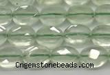 CCB916 15.5 inches 6*8mm faceted oval prehnite beads