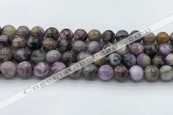 CCG134 15.5 inches 10mm round natural charoite gemstone beads