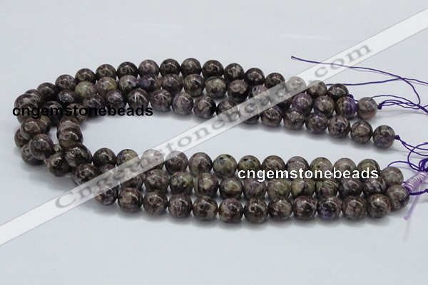 CCG22 15.5 inches 12mm round natural charoite gemstone beads