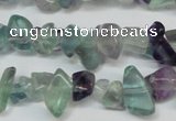 CCH216 34 inches 5*8mm fluorite chips gemstone beads wholesale