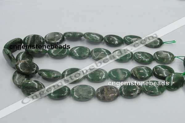 CCJ06 15.5 inches 18*25mm oval natural African jade beads wholesale