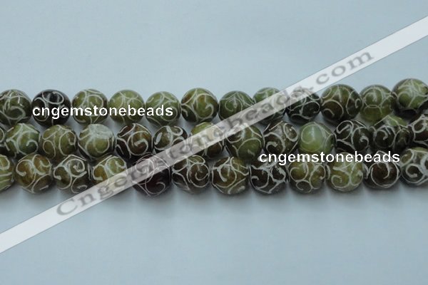 CCJ306 15.5 inches 16mm round China jade beads wholesale