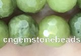 CCJ373 15.5 inches 12mm faceted round China jade beads wholesale