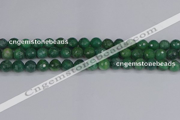 CCJ413 15.5 inches 10mm faceted round west African jade beads