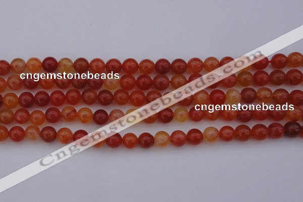 CCL61 15.5 inches 6mm round carnelian gemstone beads wholesale
