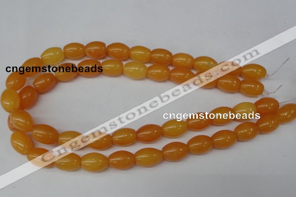 CCN112 15.5 inches 12*16mm rice candy jade beads wholesale