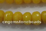 CCN1396 15.5 inches 10*14mm faceted rondelle candy jade beads