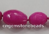 CCN1510 15.5 inches 10*14mm – 20*30mm faceted rice candy jade beads