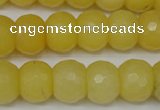 CCN161 15.5 inches 12*16mm faceted rondelle candy jade beads