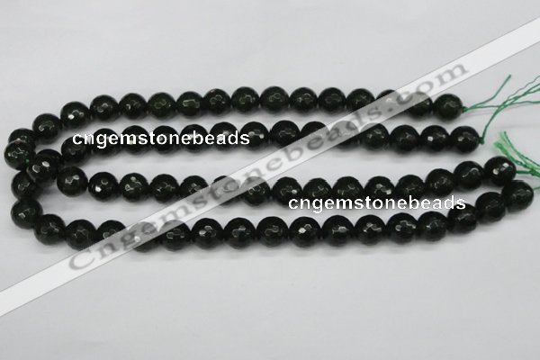 CCN1924 15 inches 12mm faceted round candy jade beads wholesale