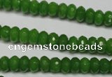 CCN2106 15.5 inches 4*6mm faceted rondelle candy jade beads