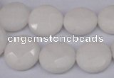 CCN240 15.5 inches 15mm faceted coin candy jade beads wholesale